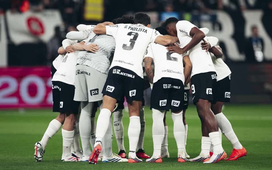 Elenco do Corinthians na partida