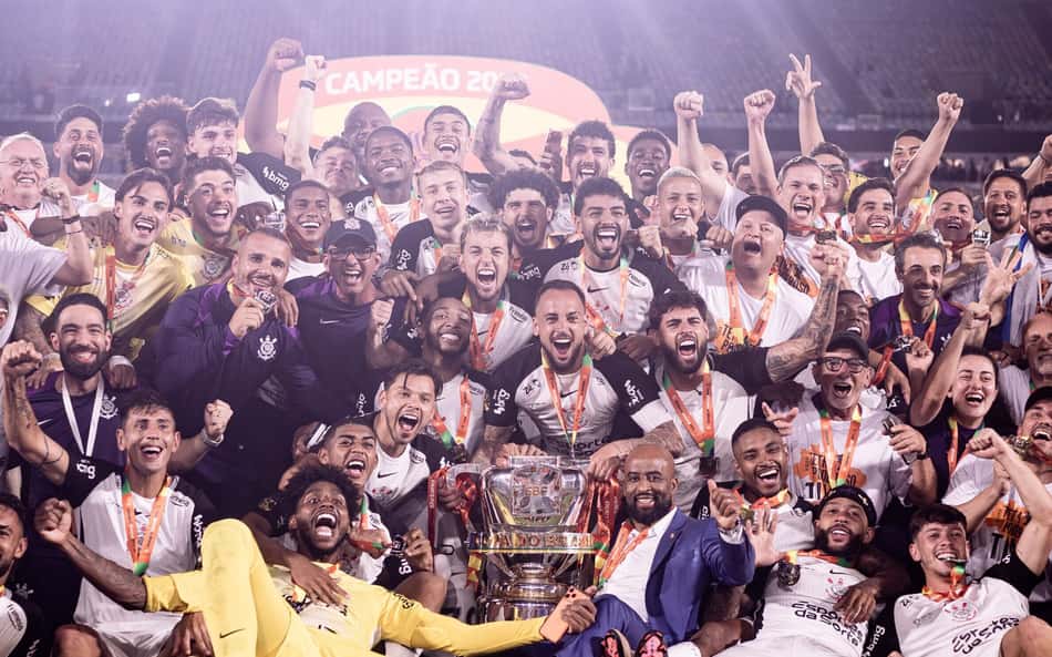 Corinthians comemora título Copa do Brasil