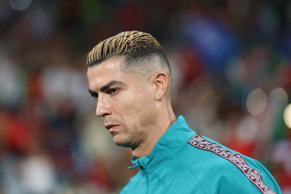 Cristiano Ronaldo antes de Portugal x País de Gales pela Liga das Nações