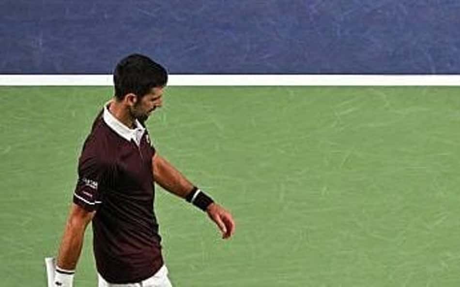 Djokovic desanimado na derrota na estreia em Shanghai