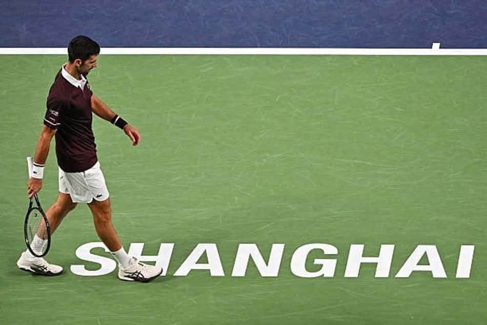 Djokovic desanimado na derrota na estreia em Shanghai