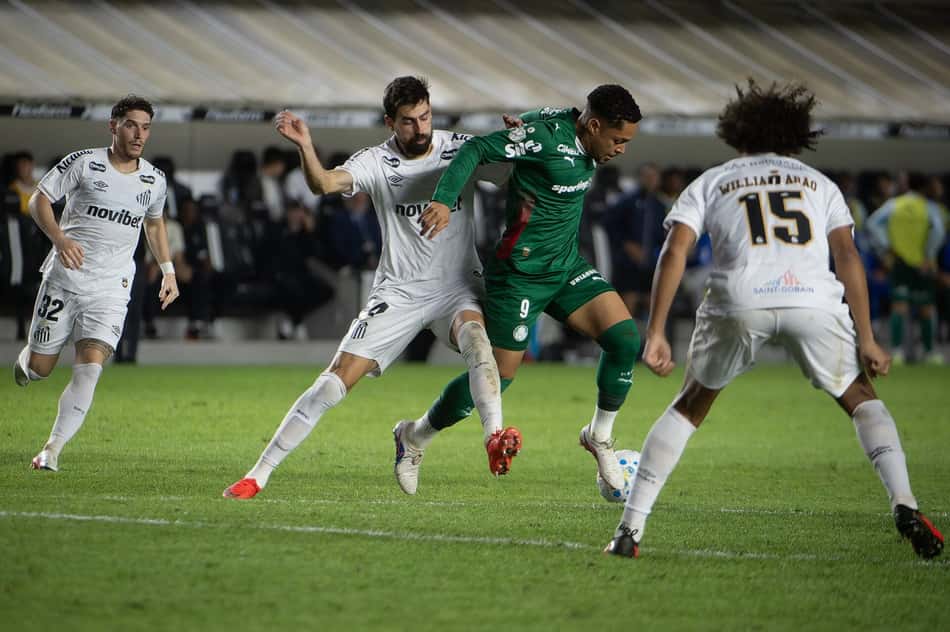 Em busca da liderança, Palmeiras visita o Santos na Vila Belmiro (Foto: Anderson Romao/AGIF/Folhapress)