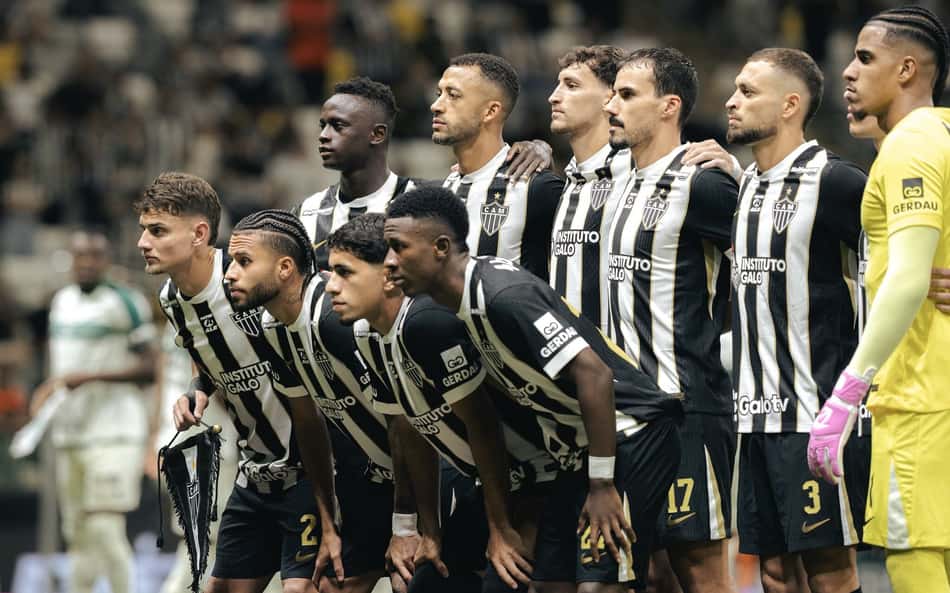 Equipe do Atlético Mineiro (Foto: Pedro Souza / Atlético)