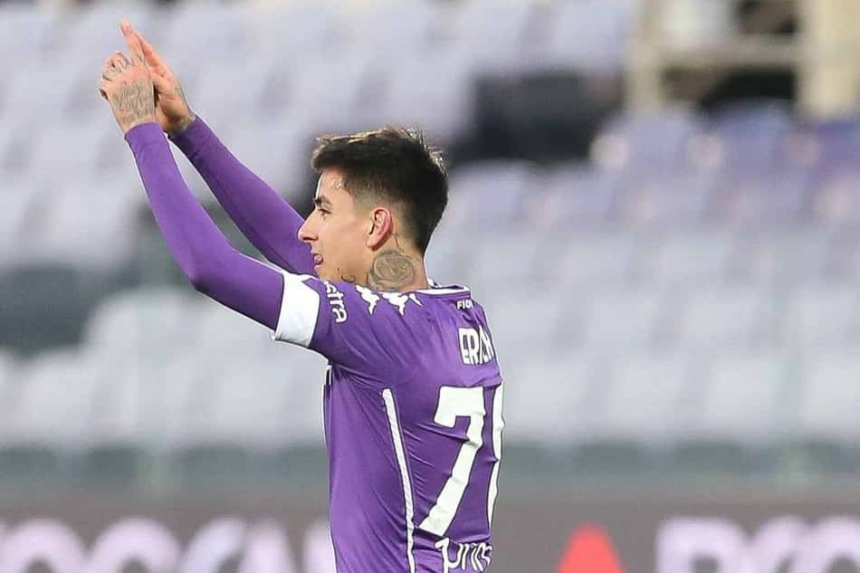 Erick Pulgar em ação pela Fiorentina