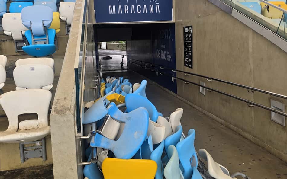 Maracanã tem prejuízo superior a R$ 300 mil após depredação em Vasco x Boca Juniors