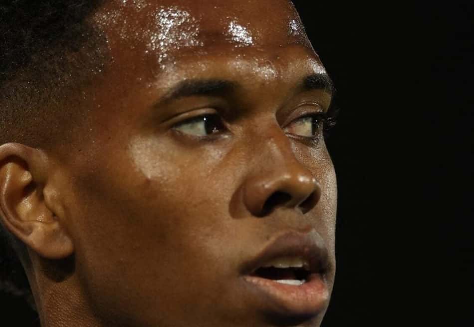 Estêvão no jogo entre Chelsea e Fulham, pela Premier League
