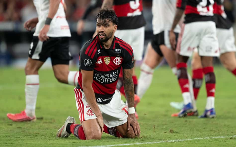 Estudiantes eliminou o Flamengo nos pênaltis da Libertadores (Foto: Jorge Rodrigues/AGIF/Folhapress)