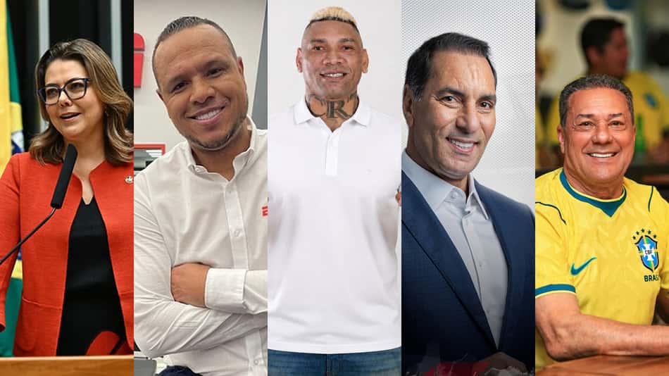 Ex-atletas são concorrem a cargos eletivos em todo o país nas Eleições 2026