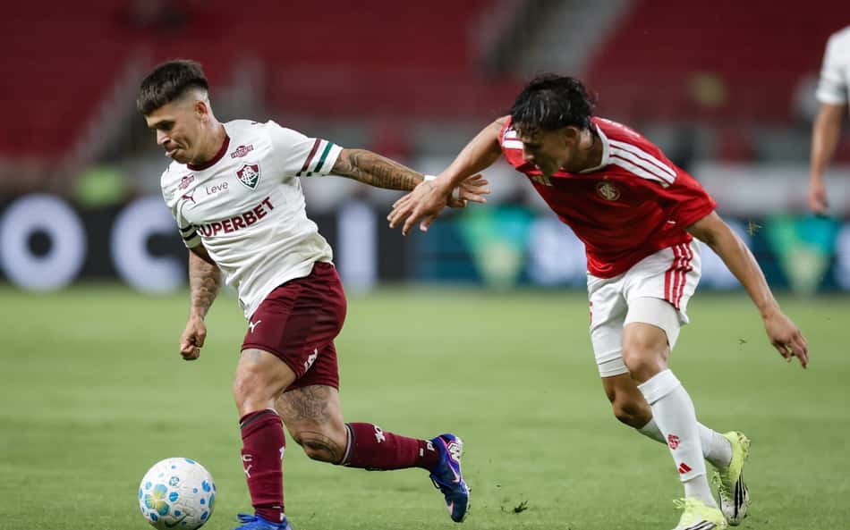 Soteldo e Bernabei em Internacional x Fluminense