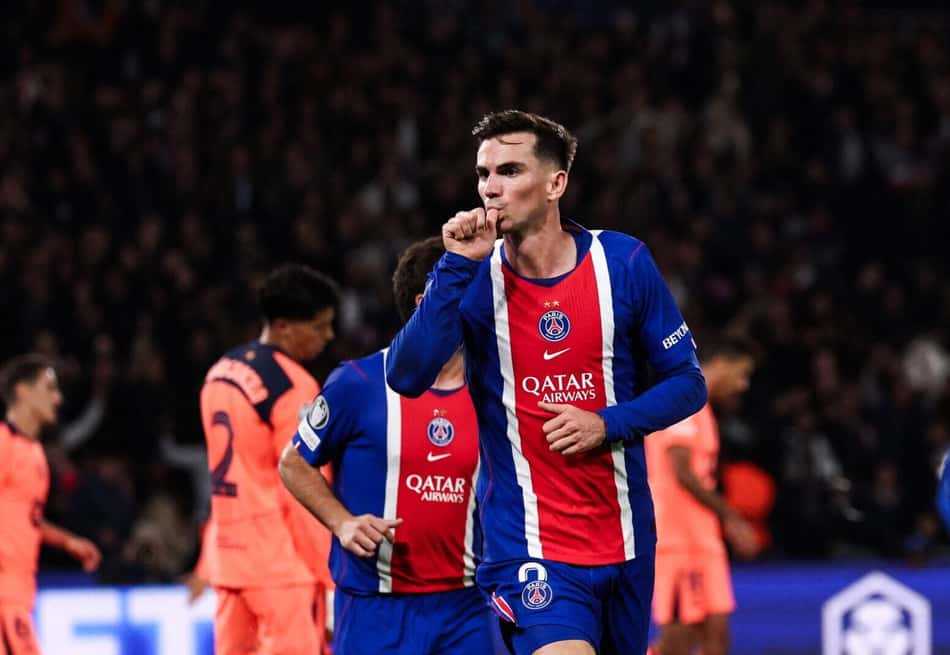 Fabián Ruiz fechou a vitória do PSG sobre o Barcelona pela Champions