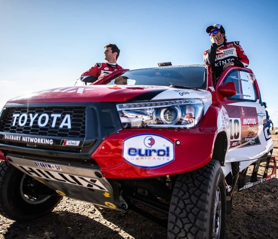 Fernando Alonso em ação no Rally Dakar 2020 (Foto: Reprodução/Instagram @fernandoalo_oficial)