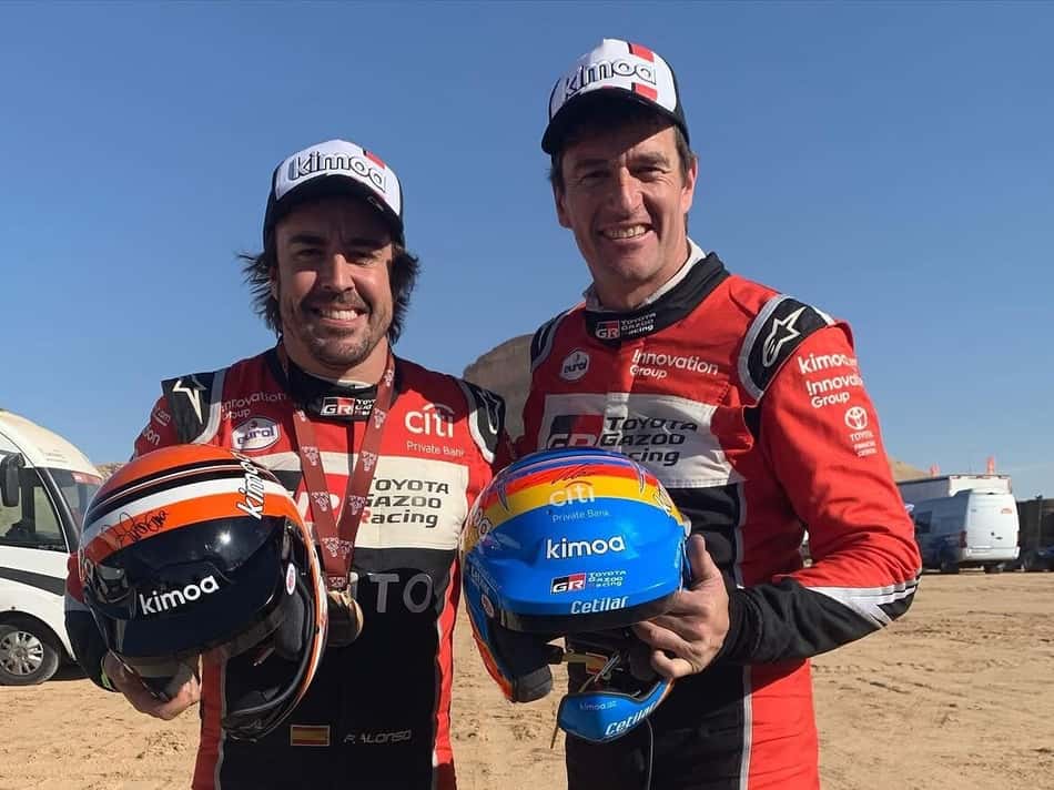 Fernando Alonso em ação no Rally Dakar 2020 (Foto: Reprodução/Instagram @fernandoalo_oficial)