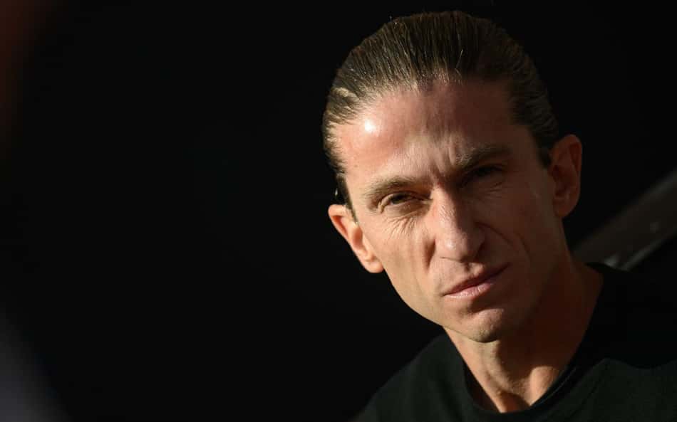 Filipe Luís durante o jogo do Monaco contra o Lorient, pelo Campeonato Francês