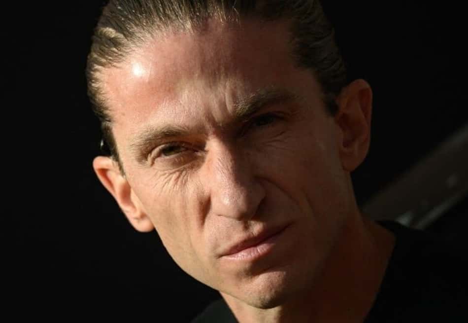 Filipe Luís durante a derrota do Monaco para o Lorient.