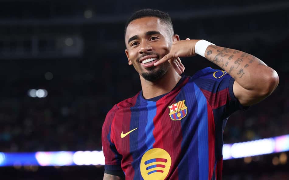 Flick elogia Gabriel Jesus no Barcelona: 'Foi uma pequena surpresa'