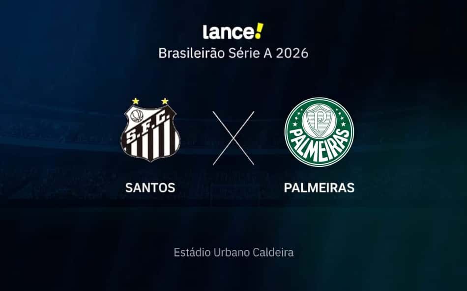 Onde assistir Santos x Palmeiras