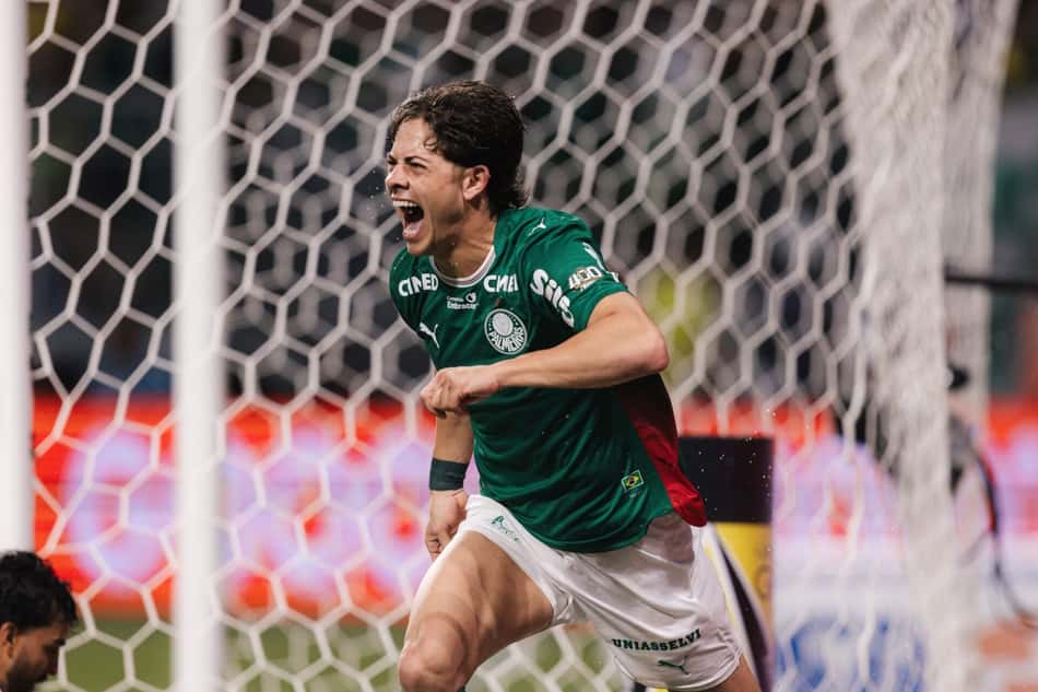 Agustin Giay em Partida entre Palmeiras e Corinthians, valida pela 30ª Rodada do Brasileirao Serie A