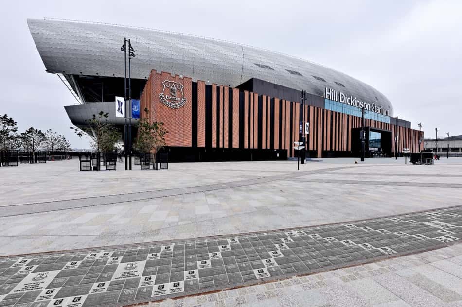 Hill Dickinson Stadium é o estádio do Everton (Foto: Divulgação)