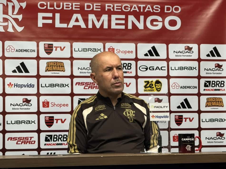 Leonardo Jardim, técnico do Flamengo, após partida contra o Santos