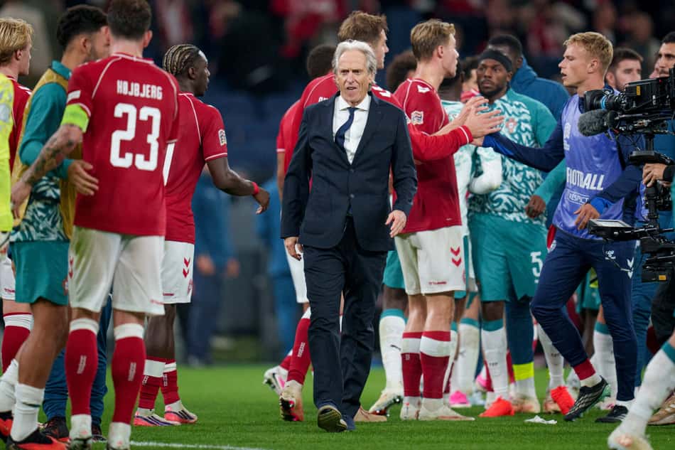 Jorge Jesus após a vitória de Portugal sobre a Dinamarca pela Nations League