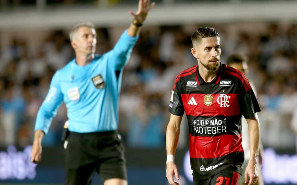 Jorginho vira assunto em Santos x Flamengo: 'Inexplicável'