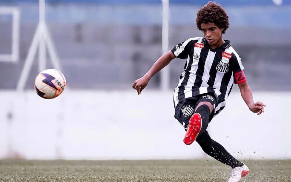 Kauan Basile joia do Santos (Foto: Reprodução)
