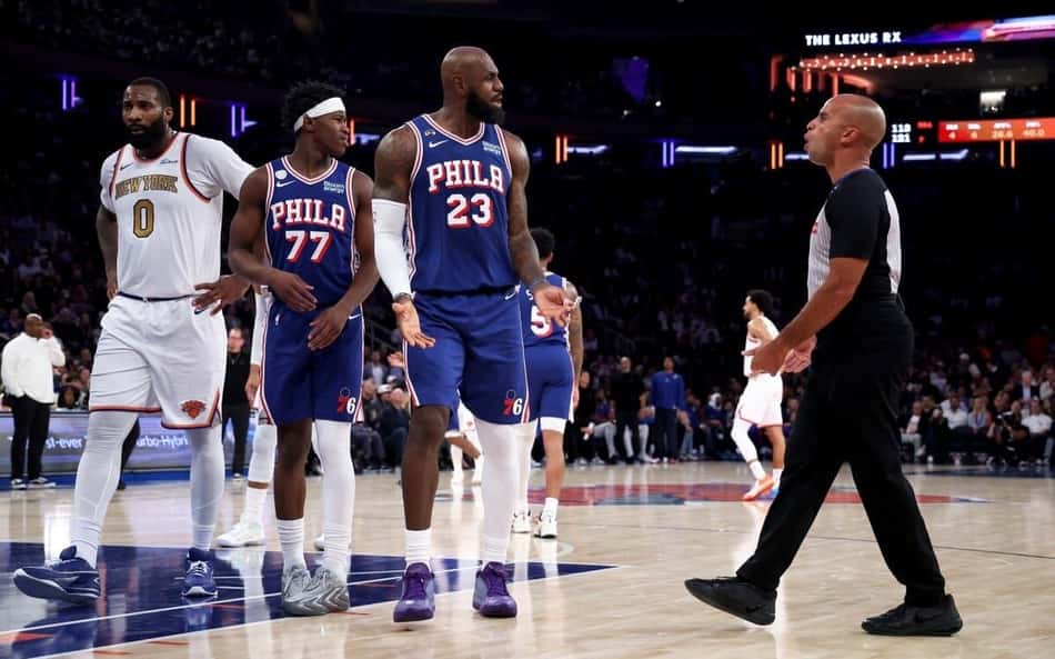 'Estraga-festa': elenco do Sixers destaca vitória na casa do campeão