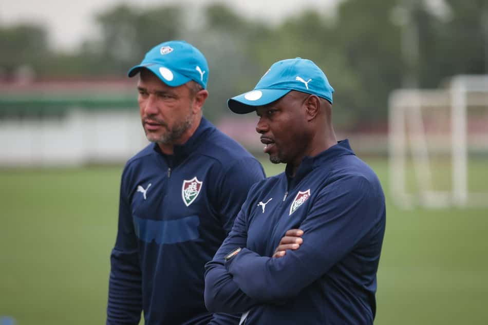 Marcão em treino do Fluminense