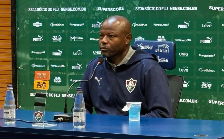 Marcão na coletiva após Flamengo x Fluminense