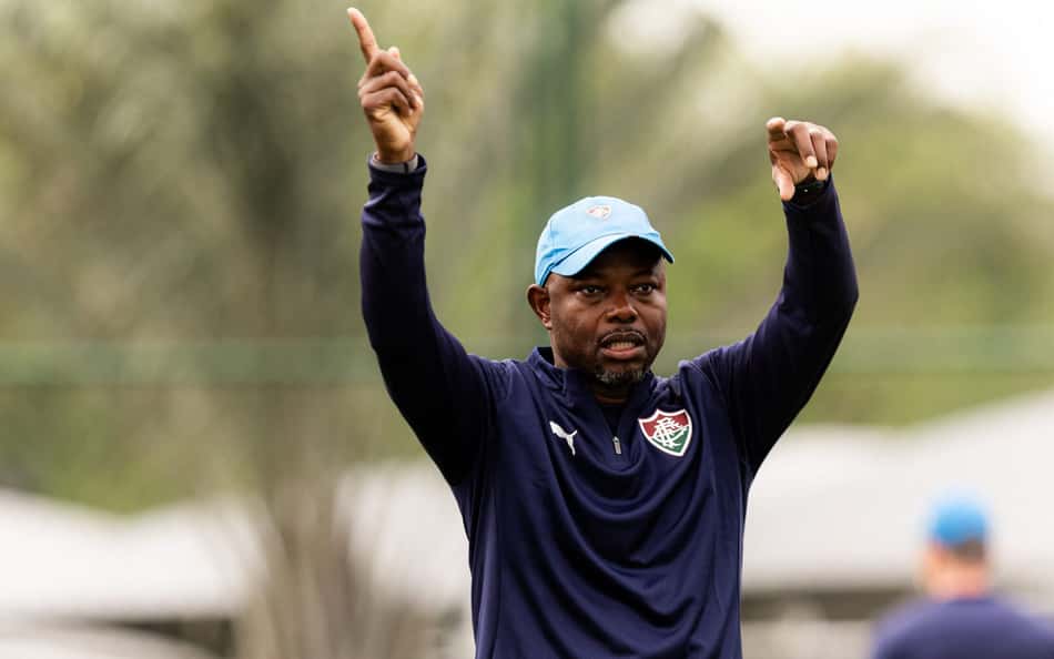 Marcão em treino do Fluminense
