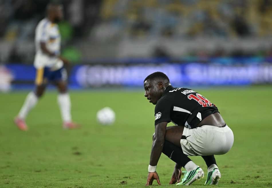 Marino Hinestroza desolado na eliminação do Vasco na Sul-Americana