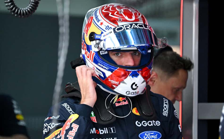 Max Verstappen, da Red Bull, no GP da Bahrein na Malásia (Foto: Jade Gao / AFP)