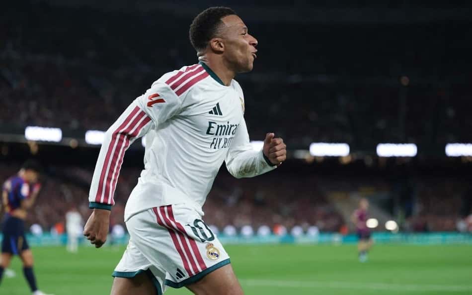 Veja gol em Barcelona x Real Madrid: Mbappé abre o placar