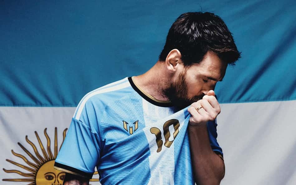 Messi ganha camisa especial para último jogo pela Argentina (Foto: Divulgação)
