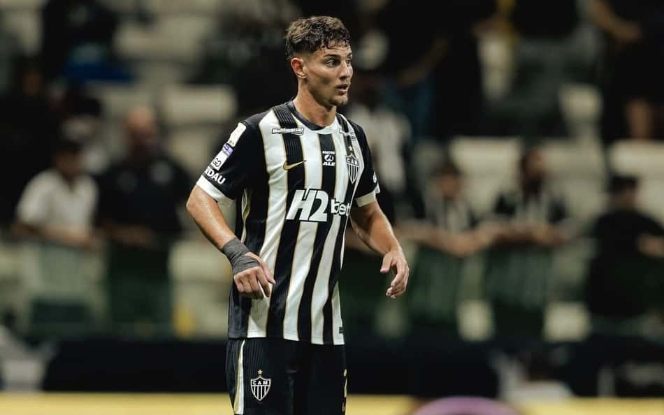 Natanael em Atlético x Bragantino (Foto: Pedro Souza / Atlético)