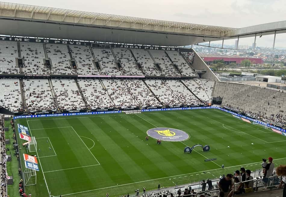 Neo Química Arena antes de Corinthians x Santos