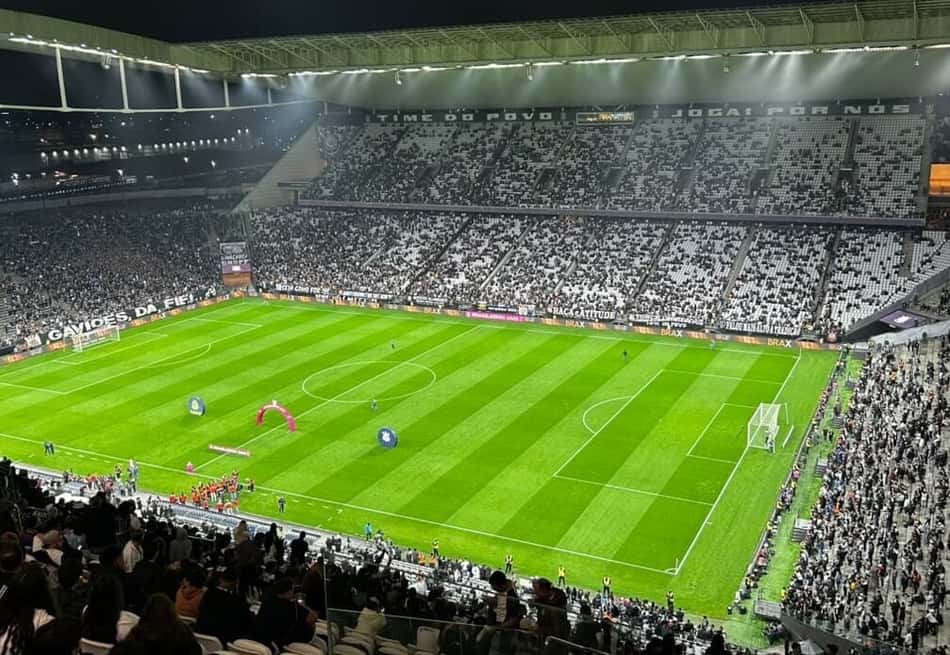 Neo Química Arena é palco de Corinthians e Mirassol pelo Brasileirão