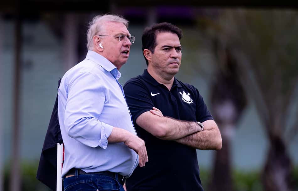 Osmar Stabile e Marcelo Paz no Corinthians