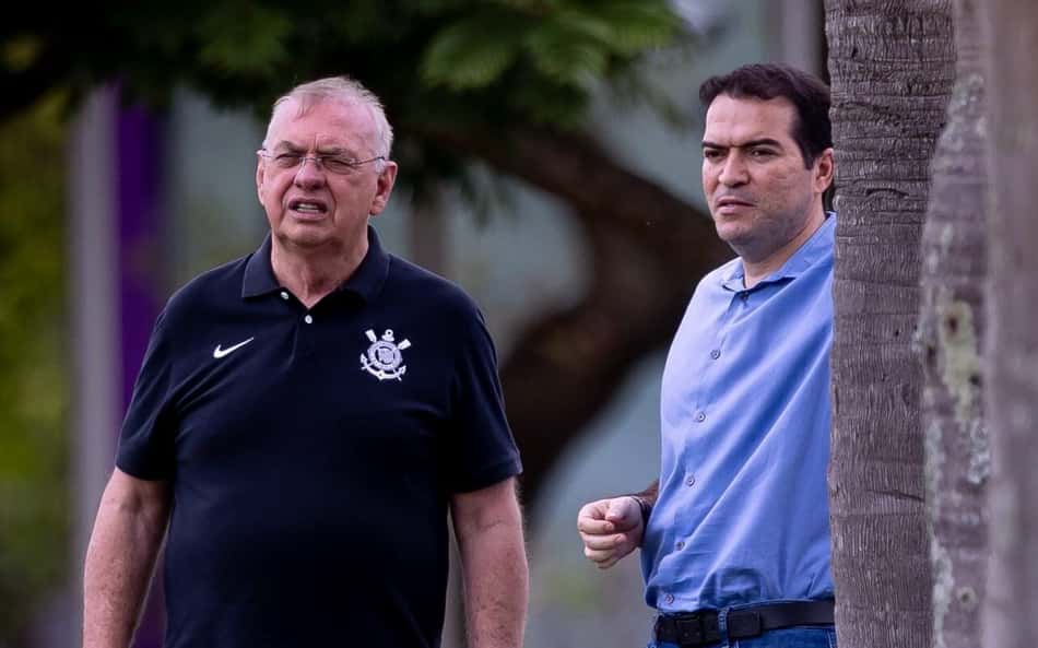 Osmar Stabile e Marcelo Paz no Corinthians