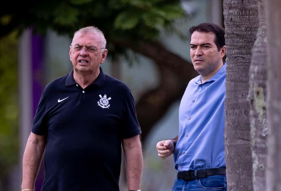 Osmar Stabile e Marcelo Paz no Corinthians