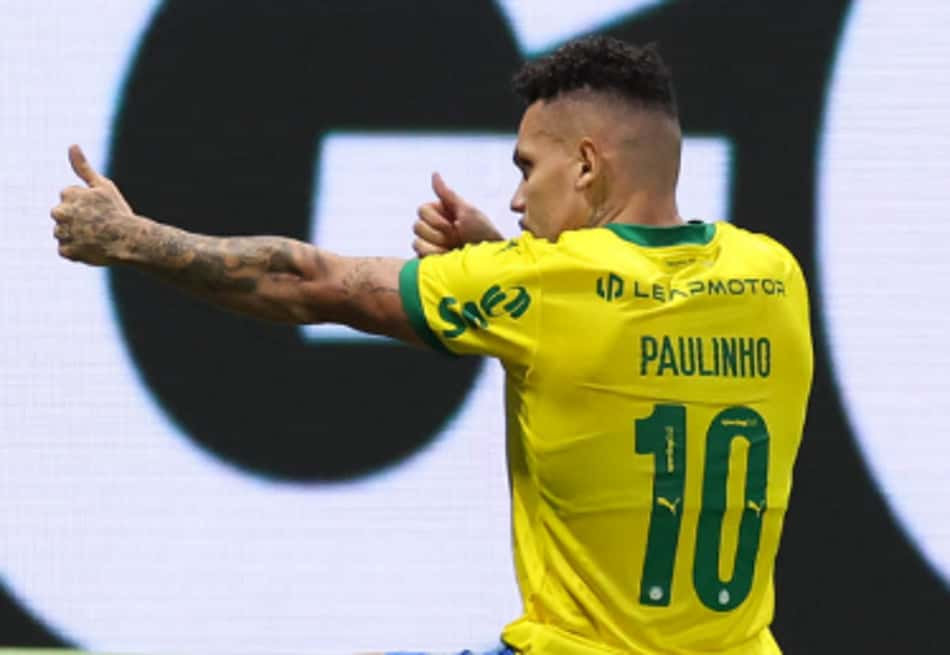 Paulinho, atacante do Palmeiras