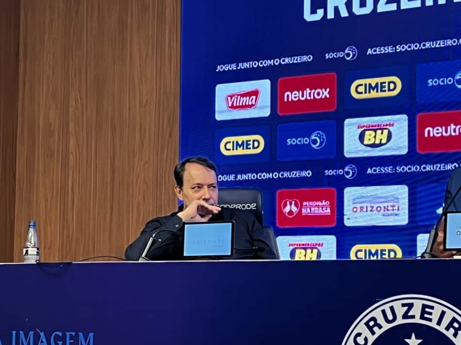 Pedrinho em coletiva