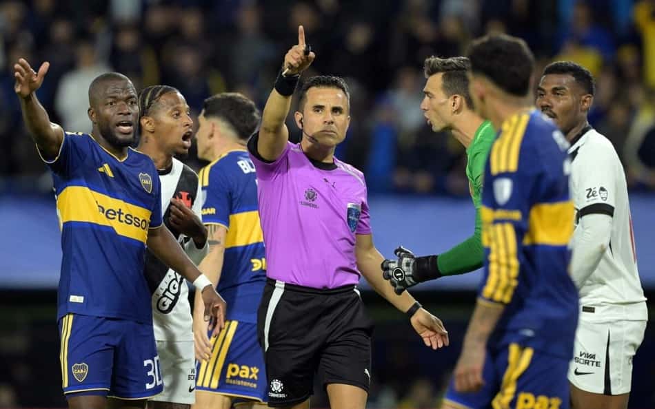 Piero Maza em Boca Juniors e Vasco, pela Sul-Americana