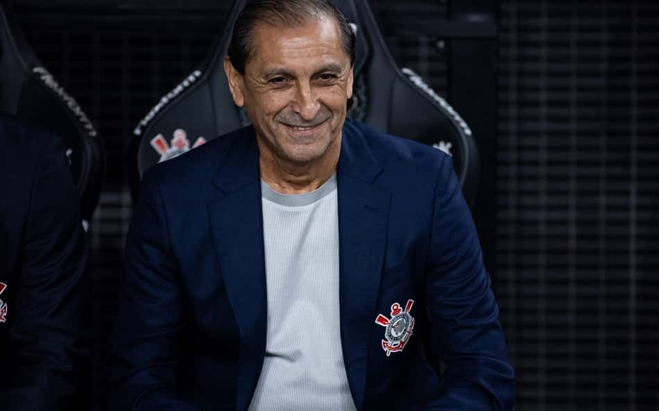 Ramón Díaz durante primeira passagem pelo Corinthians