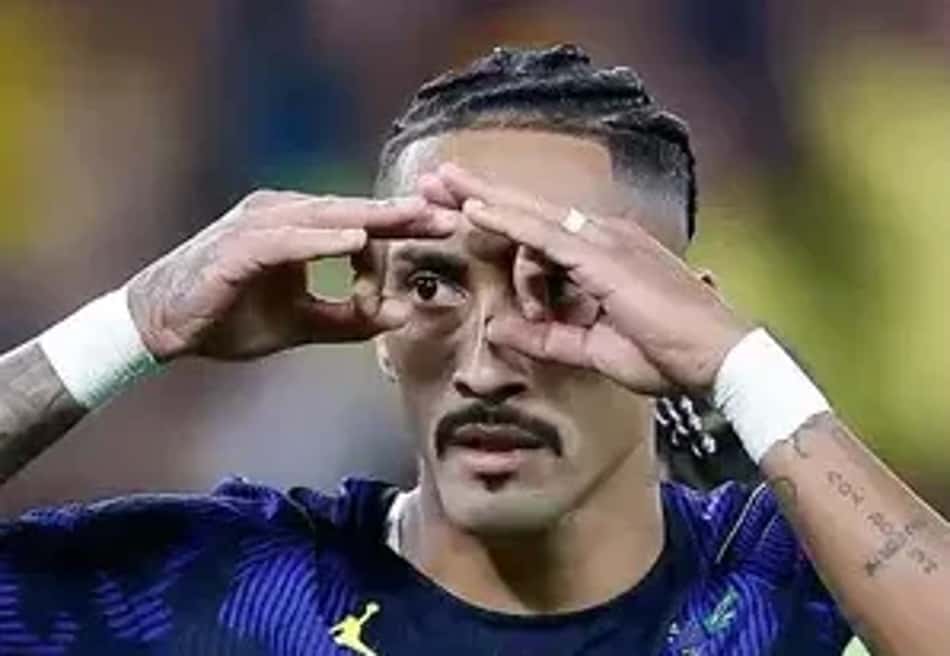 Raphinha comemoração