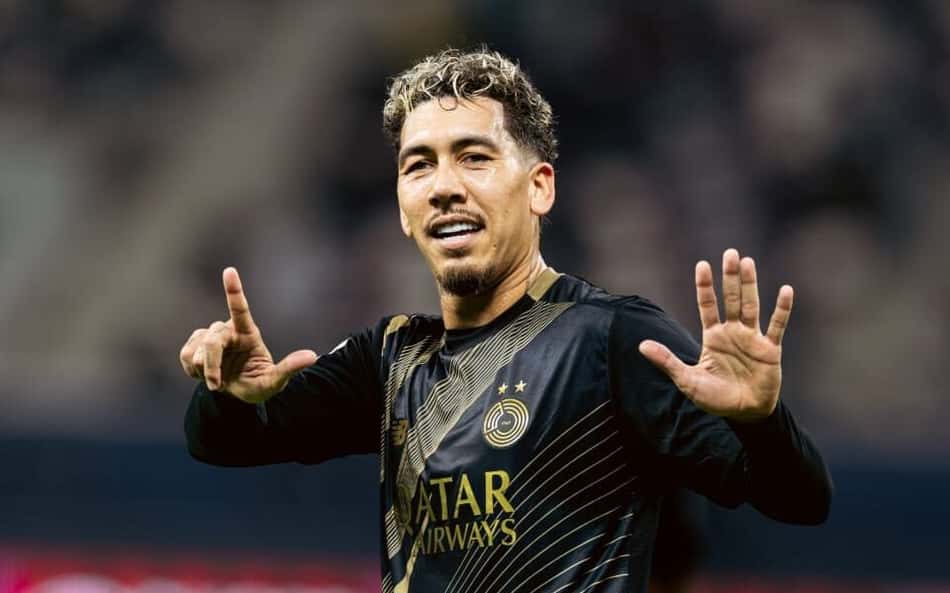 Firmino marca, e Al Sadd assume ponta no Catar