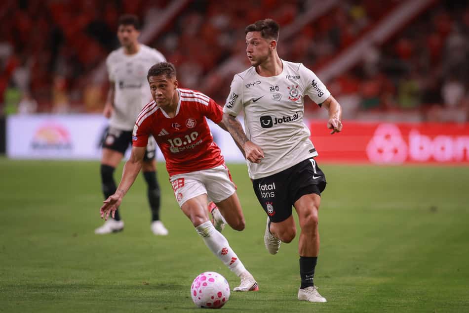 Garro durante a partida do Corinthians