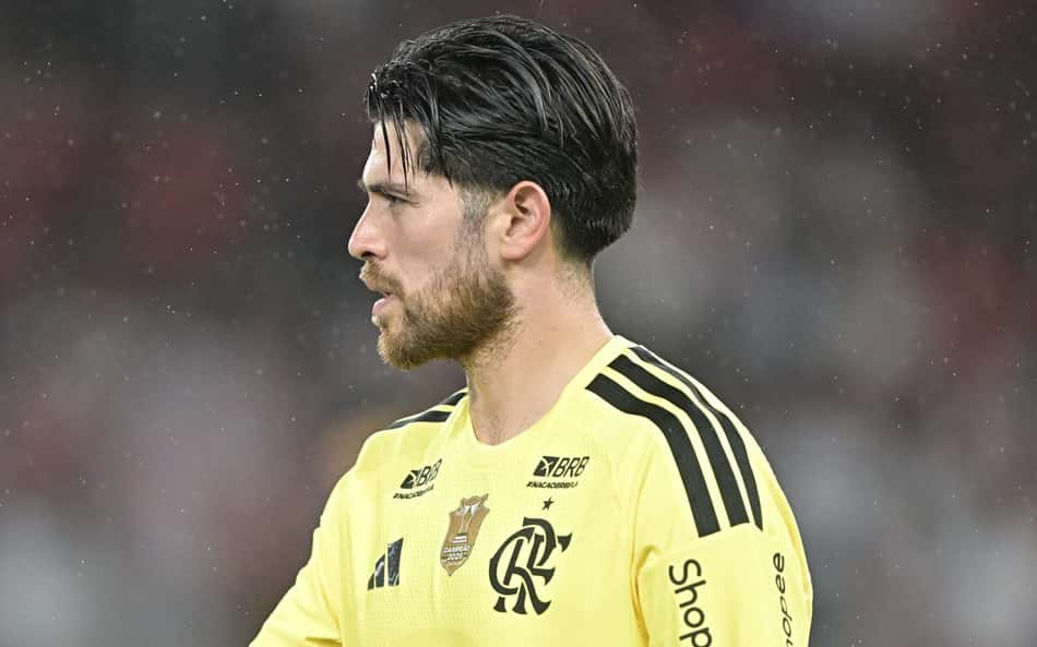 Rossi em ação durante Santos x Flamengo