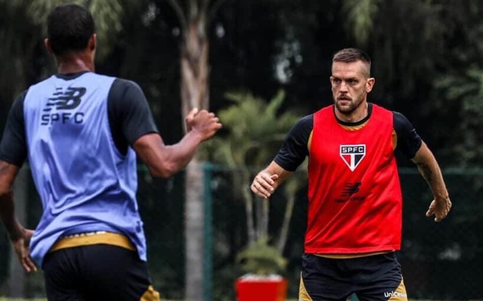 Treino do São Paulo nesta segunda-feira