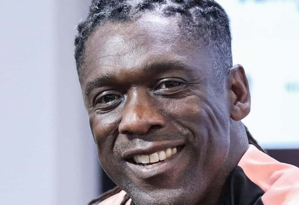 Clarence Seedorf durante coletiva